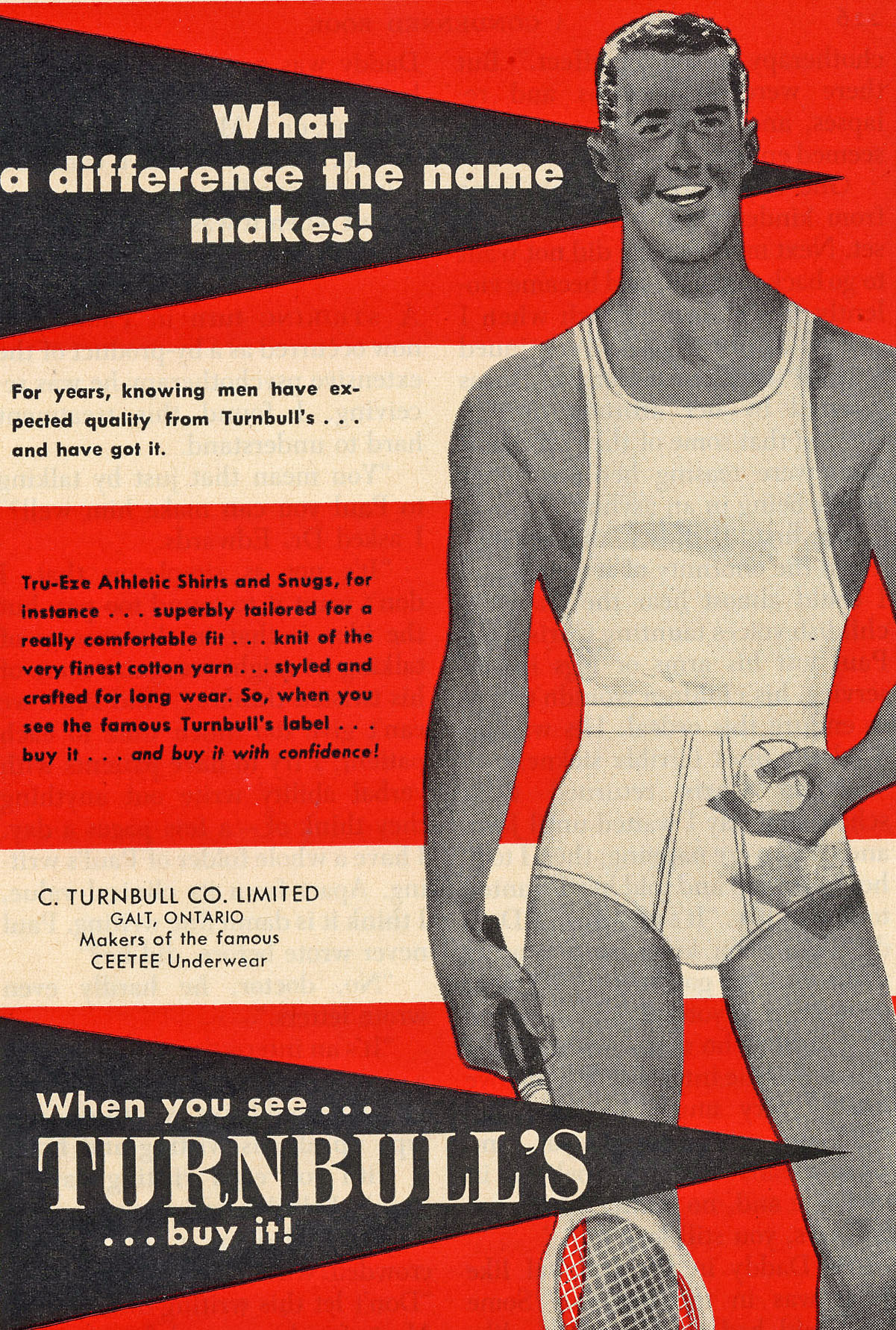 Turnbull Underwear Advertisement