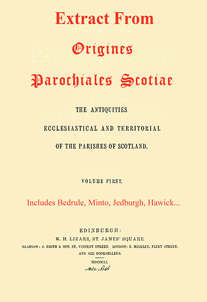 Origines Parochiales Scotiae